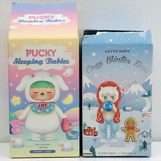 【中古】 フィギュア 「POPMART 」眠りの妖精 ウィンタータイム 2体セット【フィギュア】【加古川物流】