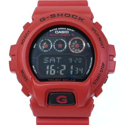 CASIO | カシオ G-SHOCK DIGITAL BURNING RED(バーニングレッド) 腕時計 GW-6900RD-4JF デジタル表示 ソーラー電波時計 レッド系×ブラック【三重本店】