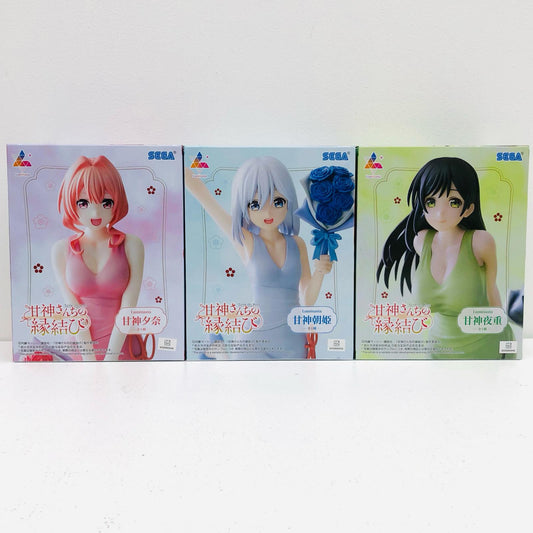 【中古】 フィギュア 「甘神さんちの縁結び」甘神夜重/甘神朝姫/甘神夕奈 ルミナスタ 3体セット【フィギュア】【加古川物流】