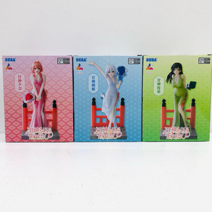 【中古】 フィギュア 「甘神さんちの縁結び」甘神夜重/甘神朝姫/甘神夕奈 ルミナスタ 3体セット【フィギュア】【加古川物流】