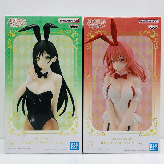 【中古】 「甘神さんちの縁結び」 フィギュア 甘神夜重-甘神夕奈-バニーver. 2体セット【フィギュア】【加古川物流】