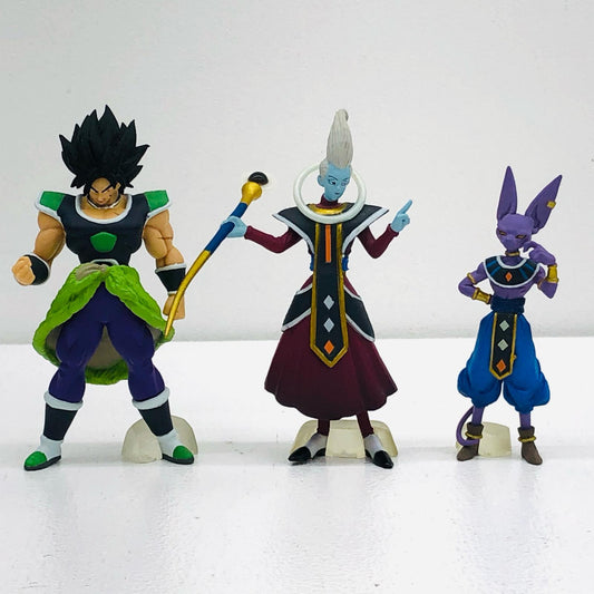 【中古】 HG映画ドラゴンボール超02 フィギュア ブロリー ウイス ビルス 3体【フィギュア】【加古川物流】