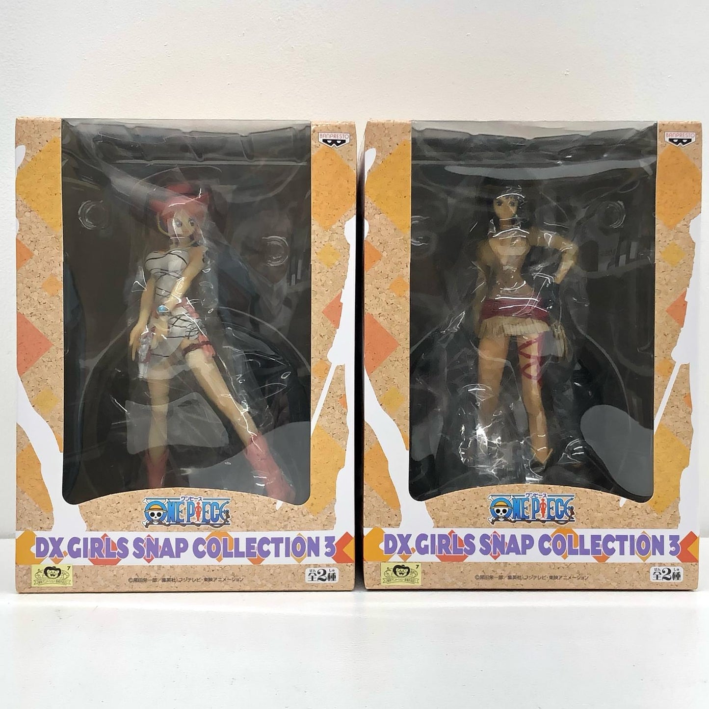【中古】 「ワンピース」 フィギュア ナミ ロビン 「DXGIRLSSNAPCOLLECTION3」 2体【フィギュア】【加古川物流】