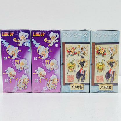 【中古】 「ワンピース」 フィギュア ルフィ-ギア5/フランキー WCF ワノ国 ほか 4点【フィギュア】【加古川物流】