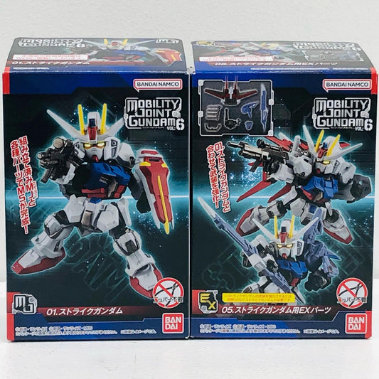 【中古】 MOBILITY JOINT GUNDAM VOL.6 プラモデル 01.ストライクガンダム05.EXパーツ 2点【加古川物流】