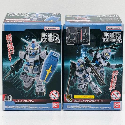 【中古】 MOBILITY JOINT GUNDAM VOL.6 プラモデル 04.G-3ガンダム08.EXパーツ 2点【加古川物流】