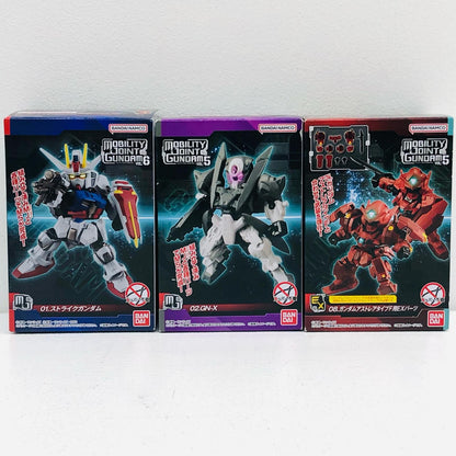 【中古】 MOBILITY JOINT GUNDAM VOL.5.6 プラモデル 01.ストライクガンダム02.GN-X08.EXパーツ 3点【加古川物流】