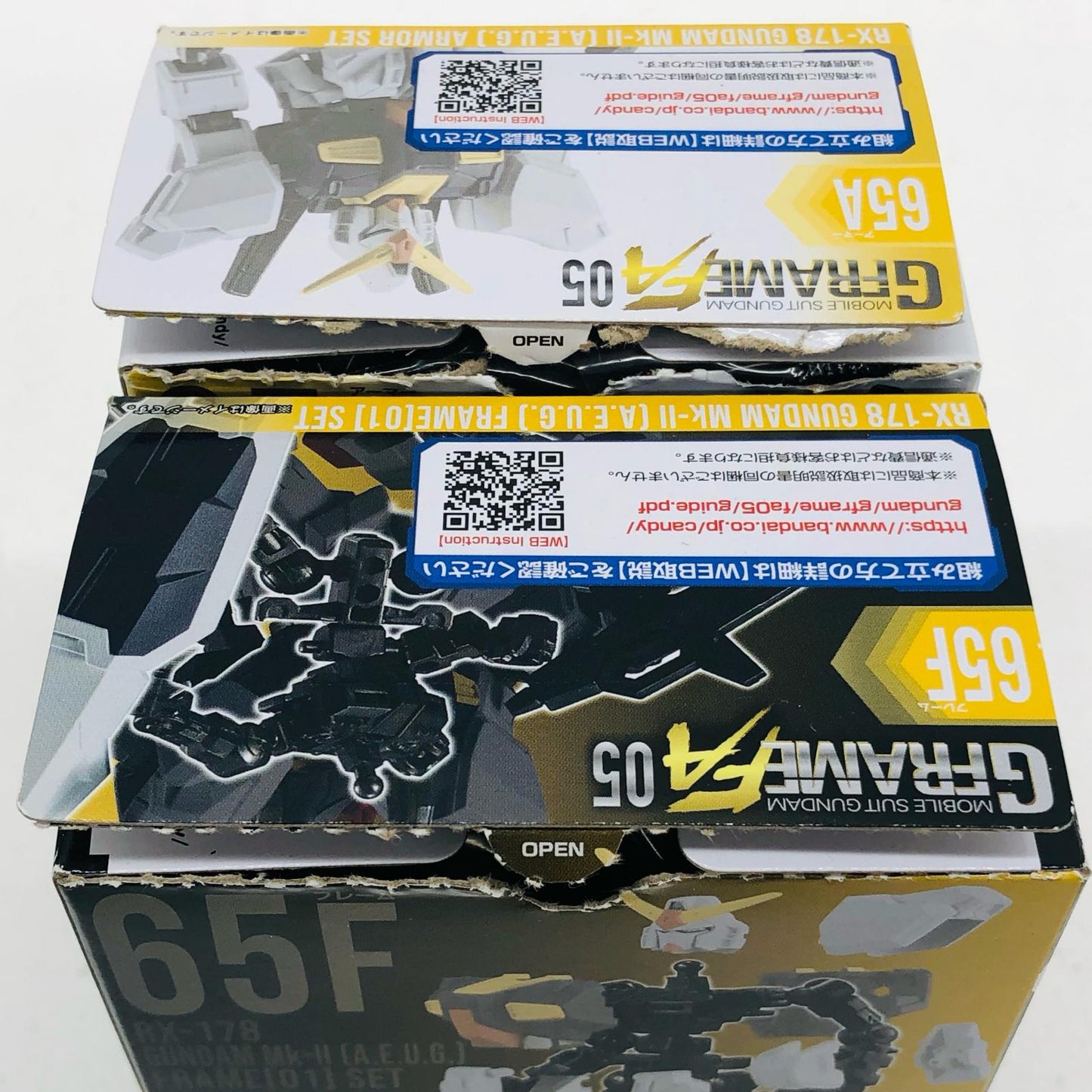 【中古】 ガンダム GフレームFA05 プラモデル 65A 65F 2点【加古川物流】