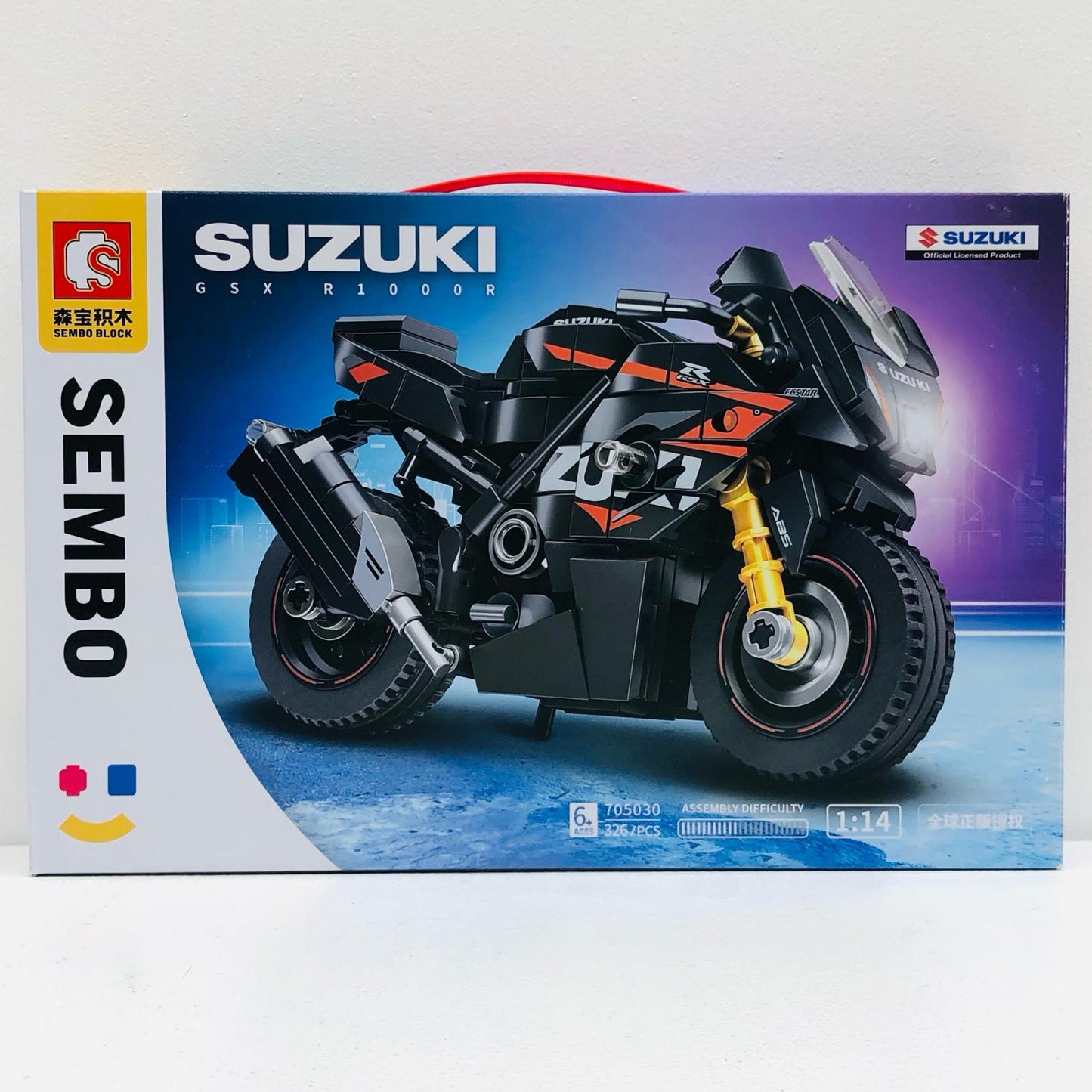 【中古】 SEMBO おもちゃ・玩具 GSX-R1000R バイク ブロック玩具 SUSZUKI【加古川物流】