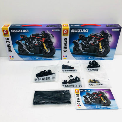 【中古】 SEMBO おもちゃ・玩具 GSX-R1000R バイク ブロック玩具 SUSZUKI 2点【加古川物流】