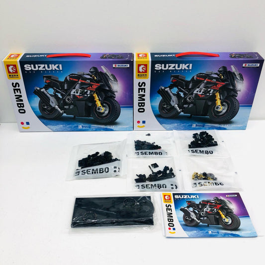 【中古】 SEMBO おもちゃ・玩具 GSX-R1000R バイク ブロック玩具 SUSZUKI 2点【加古川物流】