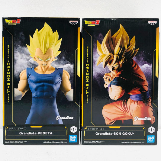 【中古】 「ドラゴンボールZ」 フィギュア 超サイヤ人ベジータ/孫悟空 Grandista 2体【フィギュア】【加古川物流】
