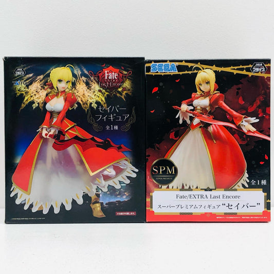 【中古】 「Fate」 フィギュア セイバー EXTRA Last Encore SPM 2体【フィギュア】【加古川物流】