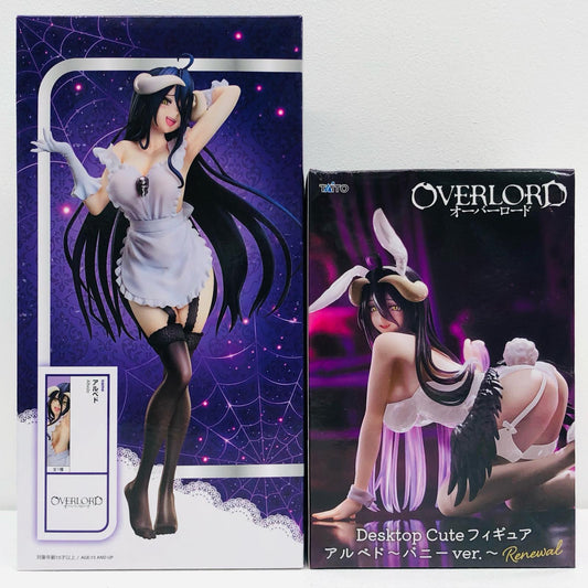 【中古】 「オーバーロード」 フィギュア アルベド~バニーver. DesktopCute ほか 2体【フィギュア】【加古川物流】