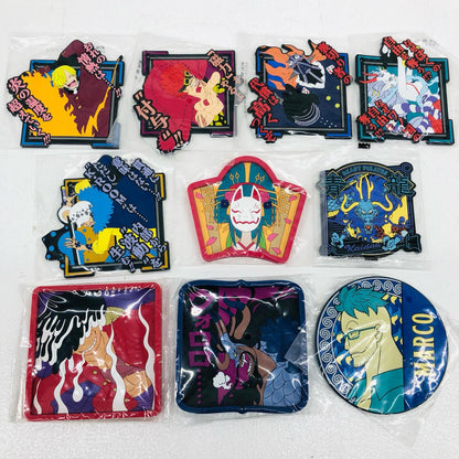 【中古】 「ワンピース」ラバーコースター その他ホビー ルフィ 青龍 サンジ 一番くじ 10点まとめ【加古川物流】