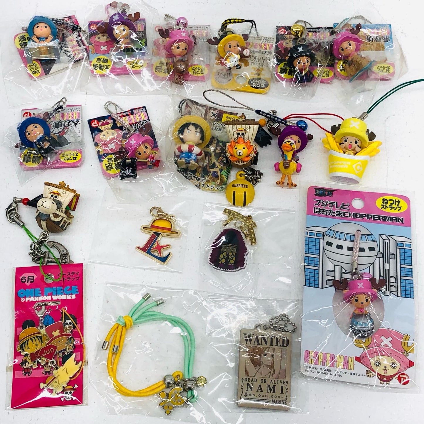 【中古】 「ワンピース」 その他ホビー チョッパー ご当地ねつけストラップ/鎌倉/フジテレビ/ほか 19点【加古川物流】