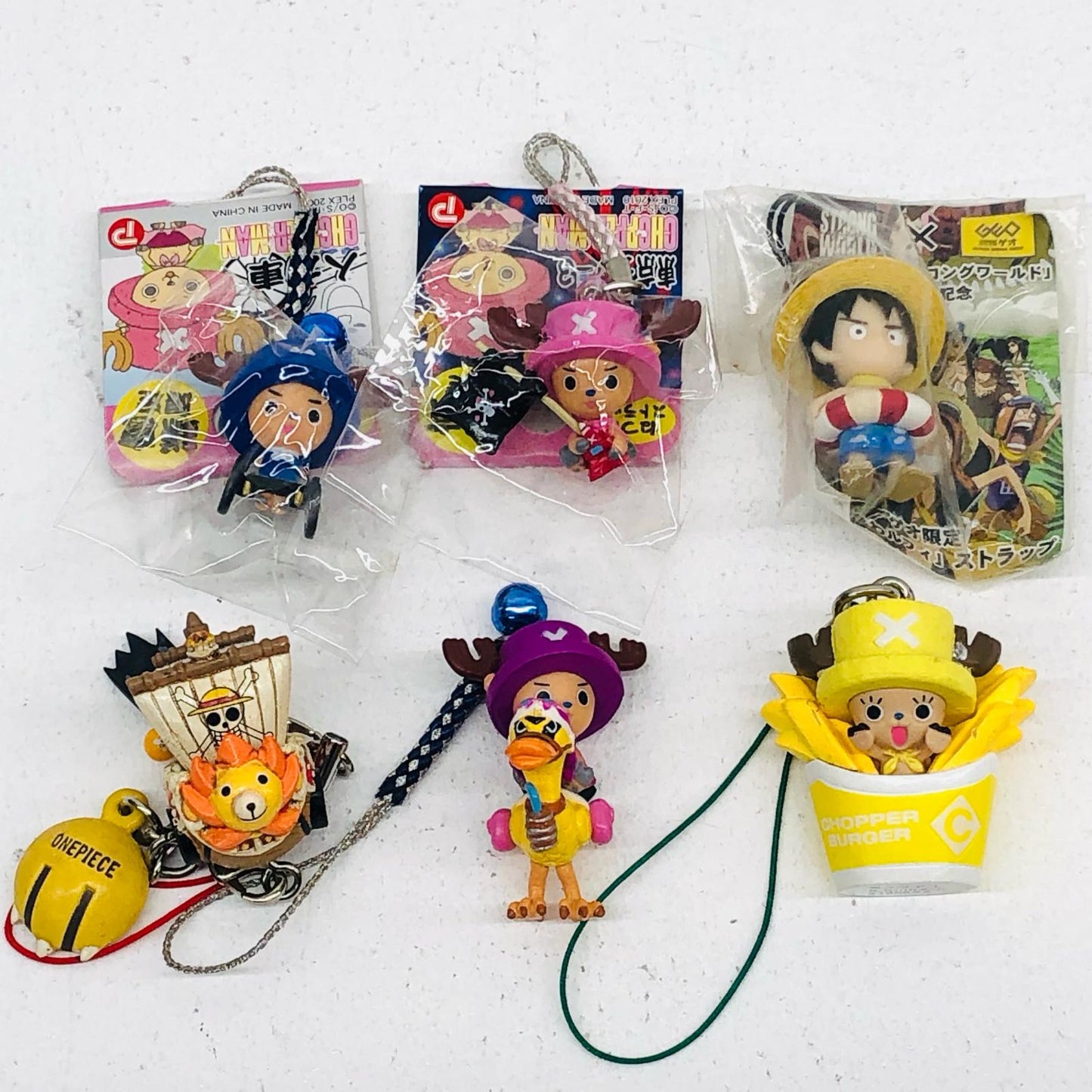 【中古】 「ワンピース」 その他ホビー チョッパー ご当地ねつけストラップ/鎌倉/フジテレビ/ほか 19点【加古川物流】