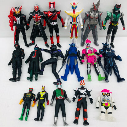 【中古】 仮面ライダー ソフビ まとめ フィギュア ブラックサン ジョーカー ほか 17体セット【フィギュア】【加古川物流】