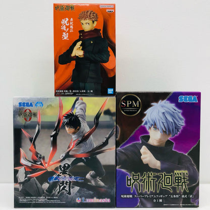 【中古】 「呪術廻戦」 フィギュア 五条悟 乙骨憂太 虎杖悠仁 SPM ルミナスタ 3体セット【フィギュア】【加古川物流】