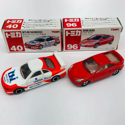 おもちゃ・玩具 1/60 スカイランレーシング R33/トヨタ セリカ 1/60 スカイランレーシング R33/トヨタ セリカ No.40・No.96【加古川物流】
