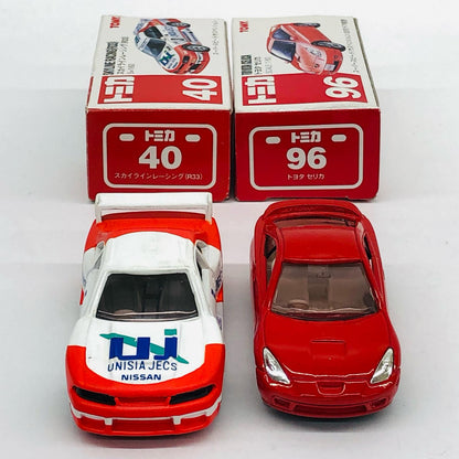おもちゃ・玩具 1/60 スカイランレーシング R33/トヨタ セリカ 1/60 スカイランレーシング R33/トヨタ セリカ No.40・No.96【加古川物流】