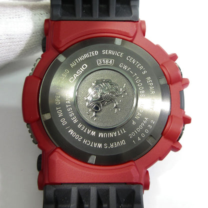 CASIO | カシオ G-SHOCK FROGMAN バーゼルワールド2011特別仕様モデル 限定200本 腕時計 GWF-T1000BS-1JR デジタル表示 タフソーラー電波時計 ブラック×レッド【三重本店】
