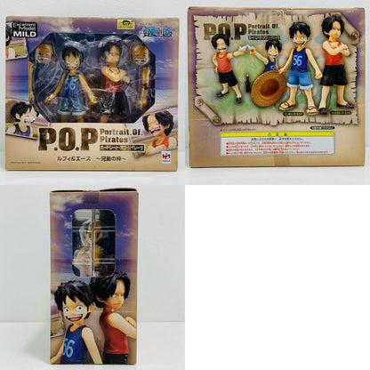 【中古】 ルフィ＆エース～兄弟の絆～「ワンピース」P【フィギュア】