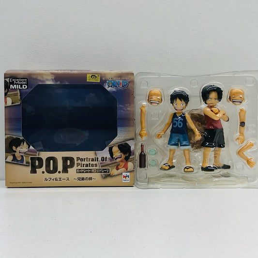 【中古】 ルフィ＆エース～兄弟の絆～「ワンピース」P【フィギュア】
