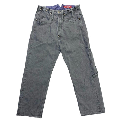 JUNYA WATANABE | ジュンヤワタナベ 綿セルヴィッチデニム製品加工 Levi's Wネーム P201 デニムパンツ WO-P201 グレー サイズ：XS【尾張小牧店】