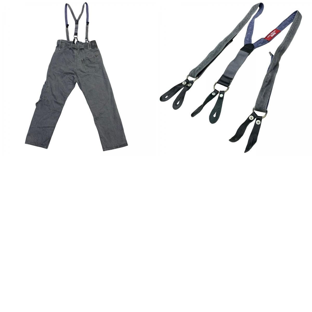 JUNYA WATANABE | ジュンヤワタナベ 綿セルヴィッチデニム製品加工 Levi's Wネーム P201 デニムパンツ WO-P201 グレー サイズ：XS【尾張小牧店】