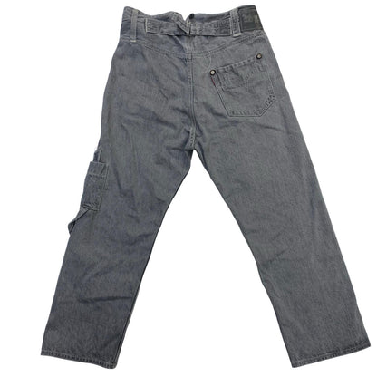 JUNYA WATANABE | ジュンヤワタナベ 綿セルヴィッチデニム製品加工 Levi's Wネーム P201 デニムパンツ WO-P201 グレー サイズ：XS【尾張小牧店】