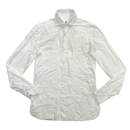 JUNYA WATANABE | ジュンヤワタナベ PATCHWORK SHIRT 長袖シャツ WO-B002 ホワイト サイズ：XS【尾張小牧店】