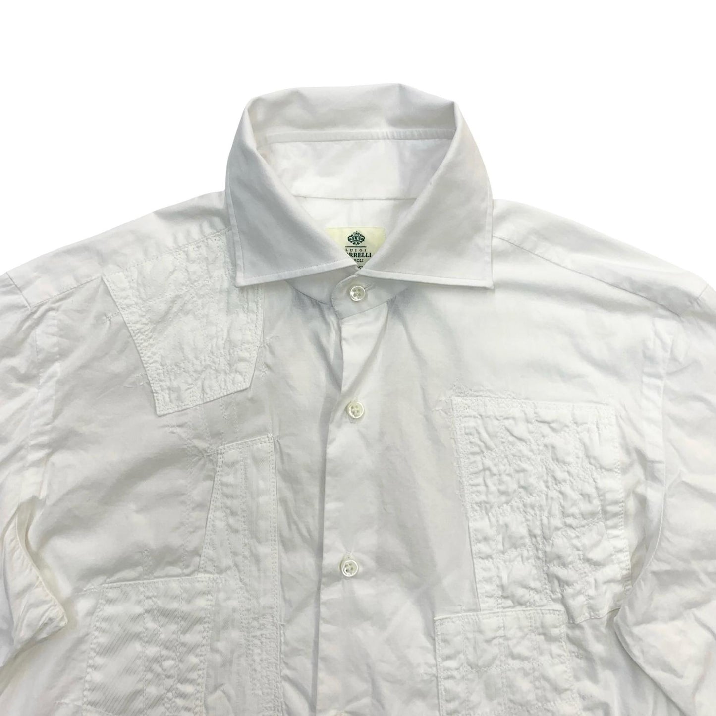 JUNYA WATANABE | ジュンヤワタナベ PATCHWORK SHIRT 長袖シャツ WO-B002 ホワイト サイズ：XS【尾張小牧店】
