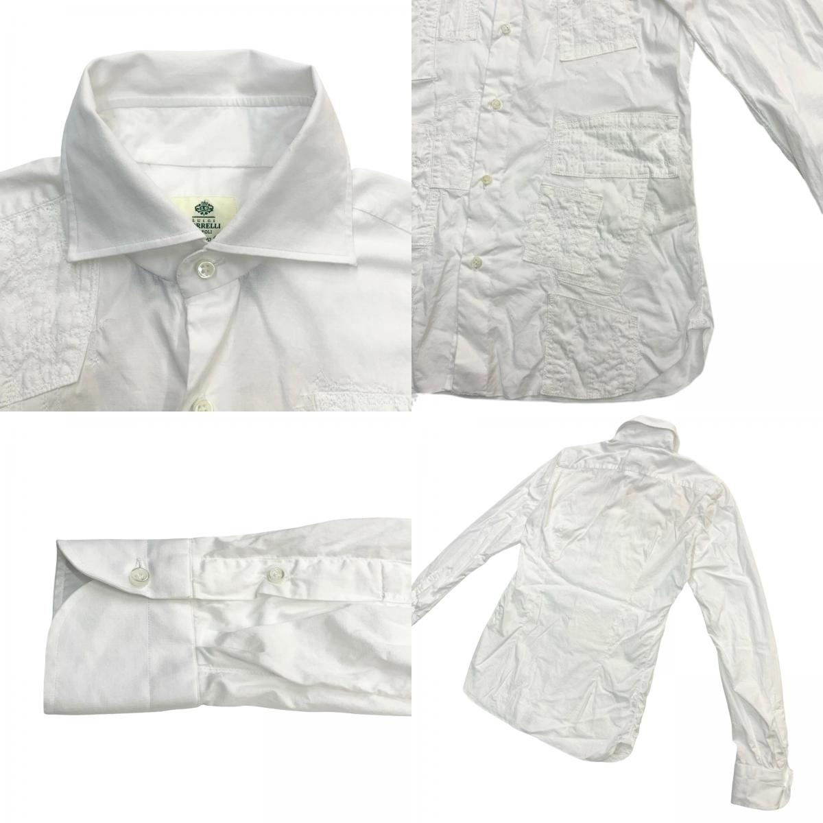JUNYA WATANABE | ジュンヤワタナベ PATCHWORK SHIRT 長袖シャツ WO-B002 ホワイト サイズ：XS【尾張小牧店】