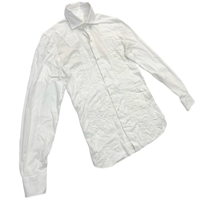 JUNYA WATANABE | ジュンヤワタナベ PATCHWORK SHIRT 長袖シャツ WO-B002 ホワイト サイズ：XS【尾張小牧店】