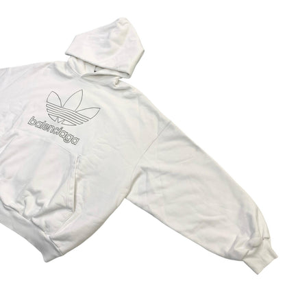 BALENCIAGA | バレンシアガ Adidas Large Fit Hoodie_712396TNVA91070 パーカー ホワイト サイズ：2【尾張小牧店】