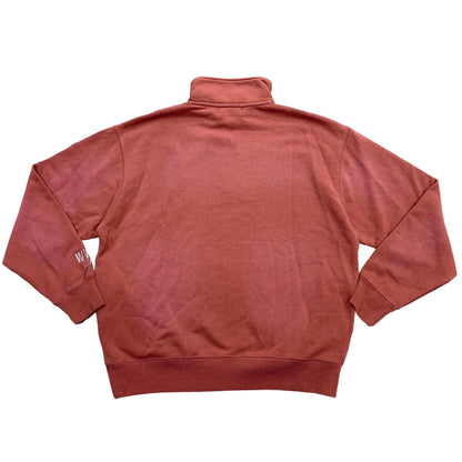 WIND AND SEA | ウィンダンシーウインダンシー SULFUR DYEING LOGO HALF ZIP スウェット WDS-O-ESD-27-Q1-CS-04 ボルドー/バーガンディー サイズ：M【尾張小牧店】