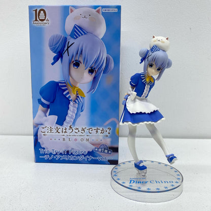 [Used] Chino -American Diner ver.-Trio-Try-iTFigure "Is the Order a Rabbit? BLOOM" [Figure]