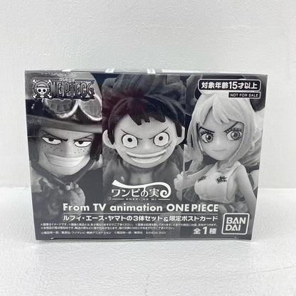One Piece Log Ramy Luffy & Ace & Yamato 3 Figure Set + Limited Postcard Weekly Shonen Jump 2021 No. 40 All Applicants Service [Figures]