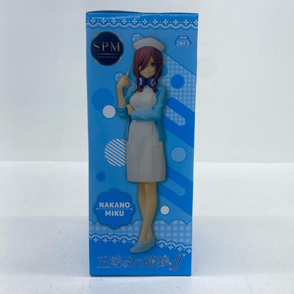 【中古】 中野三玖「五等分の花嫁∬」スーパープレミアムフィギュア“中野三玖”ナースVer.【フィギュア】