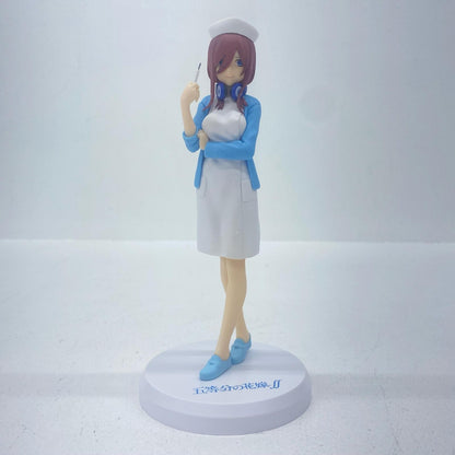 【中古】 中野三玖「五等分の花嫁∬」スーパープレミアムフィギュア“中野三玖”ナースVer.【フィギュア】