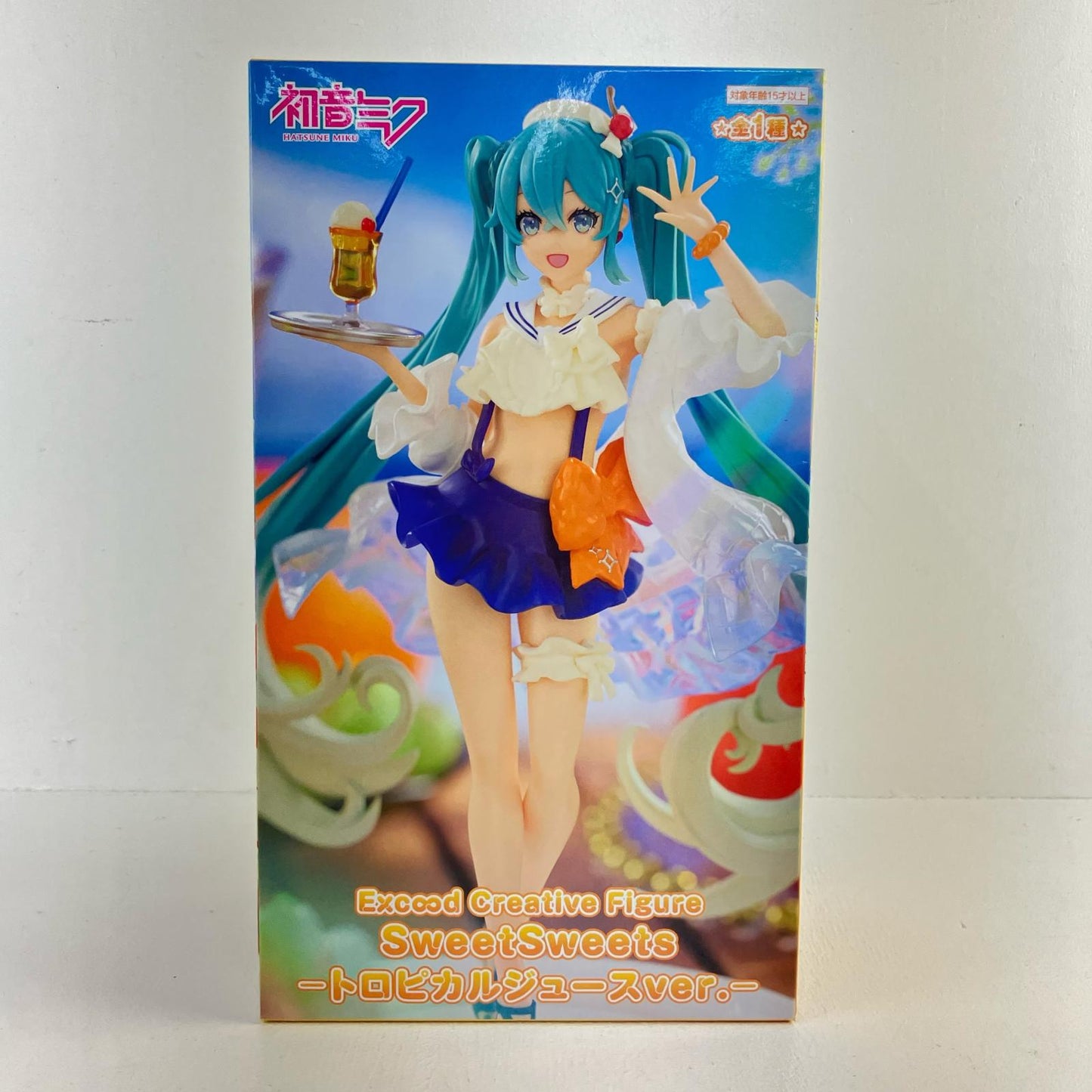 [Used] Hatsune Miku - Tropical Juice Ver. - Exc∞d Creative Figure Sweet Sweets "Hatsune Miku" [Figure]