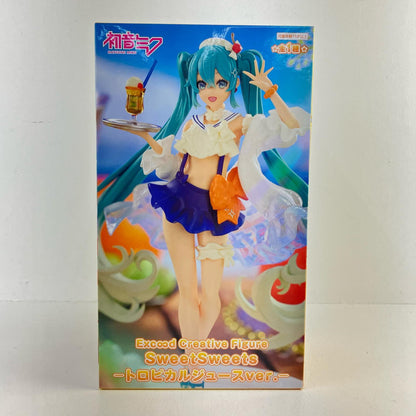 [Used] Hatsune Miku - Tropical Juice Ver. - Exc∞d Creative Figure Sweet Sweets "Hatsune Miku" [Figure]