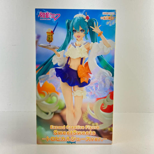 【中古】 初音ミク-トロピカルジュースver.-Exc∞dCreativeFigureSweetSweets「初音ミク」【フィギュア】