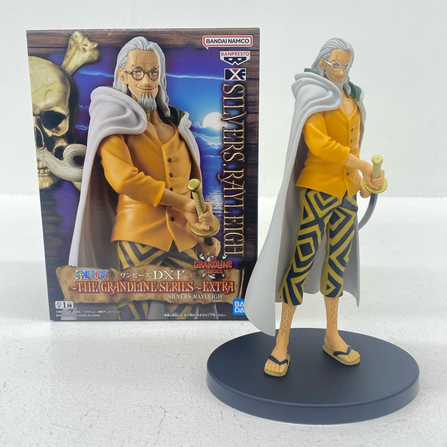 【中古】 シルバーズ・レイリー「ワンピース」DXF～THEGRANDLINESERIES～EXTRASILVERS.RAYLEIGH【フィギュア】