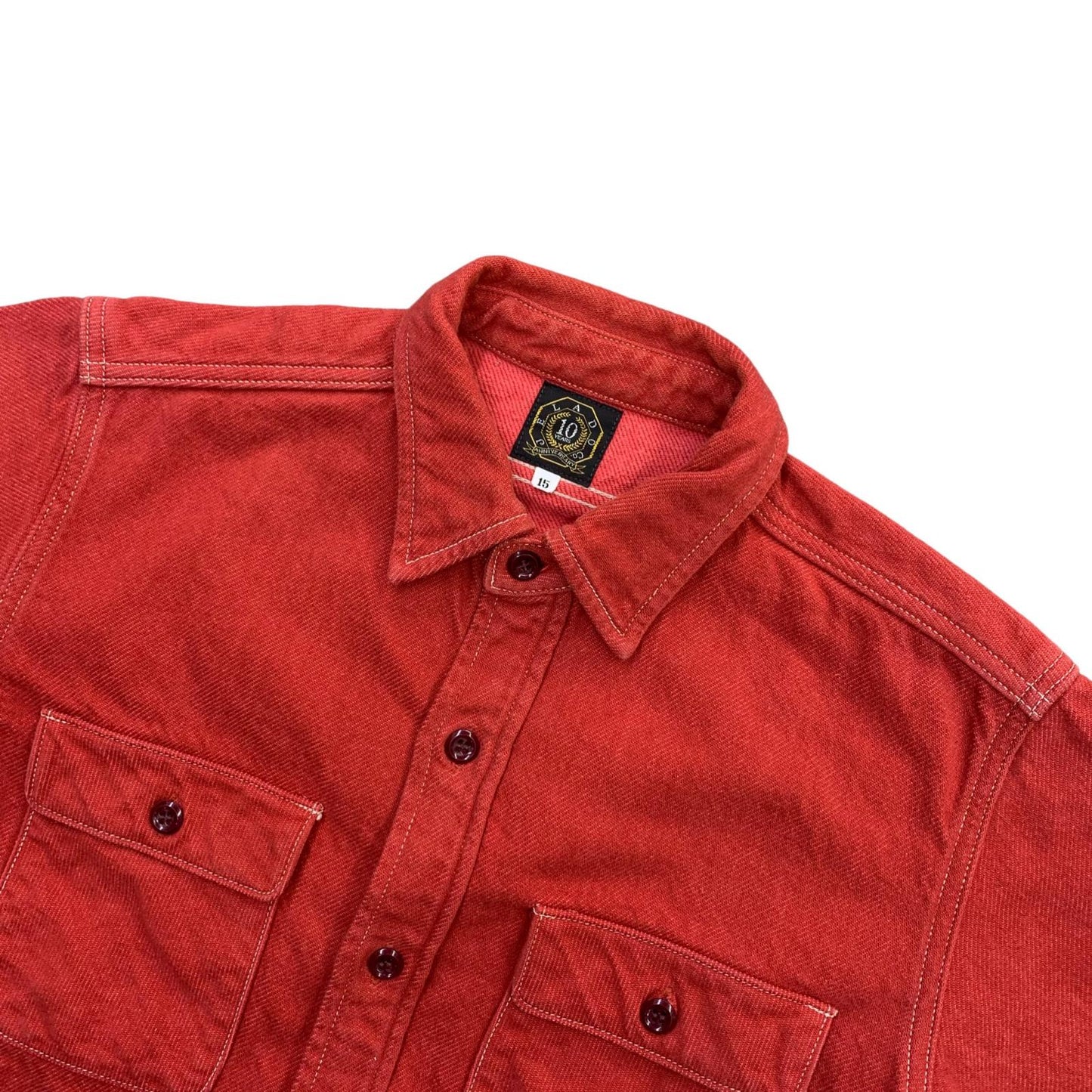 JELADO | JELADO 10th Anniversary Work Shirt Long Sleeve Red