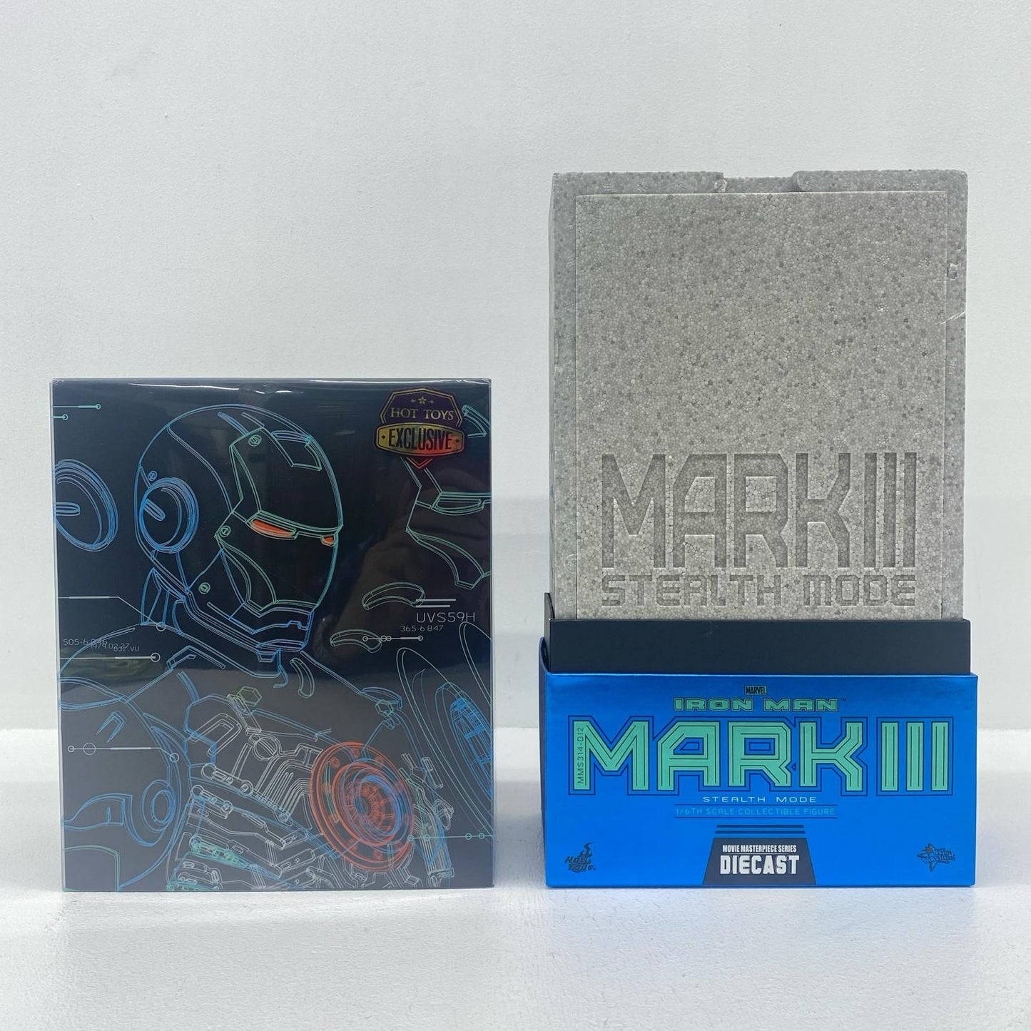 アイアンマン・マーク3(ブルー・ステルス版)「アイアンマン」ムービー・マスターピースDIECAST1/6アクションフィギュアコミコン(STGCC)2015先行販売＆MARVEL原宿ポップアップストア限定【フィギュア】