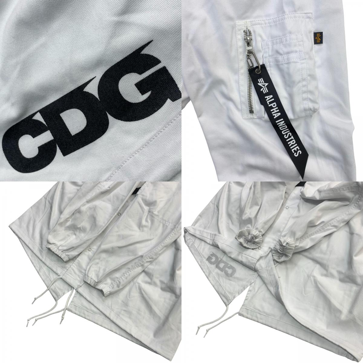 COMME des GARCONS | COMME des GARCONS x ALPHA Mods Coat Outerwear SZ-J024 White Size: S