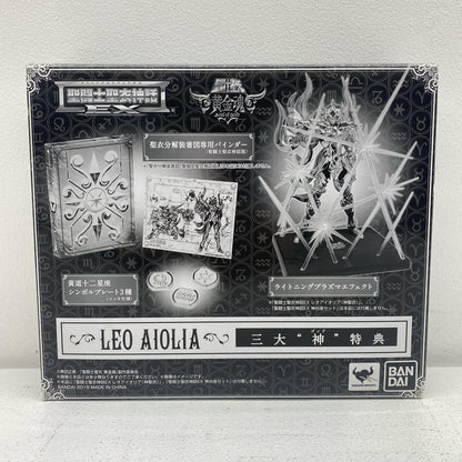 Three "God" Bonuses: Saint Seiya: Soul of Gold Saint Cloth Myth EX Leo Aiolia (God Cloth) First Release Bonus [Figure]