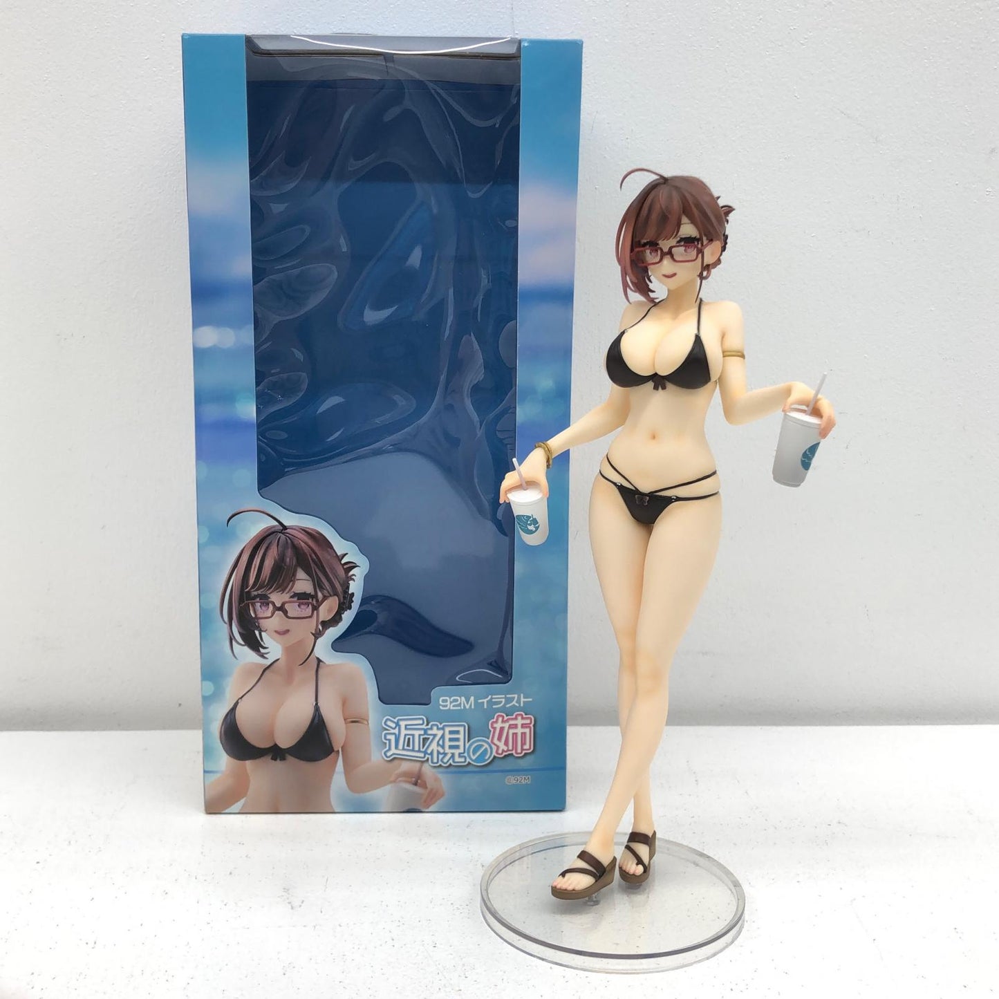 92Mイラスト近視の姉ATBC-PVC＆ABS製塗装済み完成品【フィギュア】